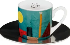Ars mundi 4 Espressotassen mit Künstlermotiven im Set nach Klee