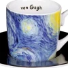 Ars mundi 4 Espressotassen mit Künstlermotiven nach van Gogh