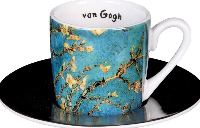 Ars mundi 4 Espressotassen mit Künstlermotiven nach van Gogh