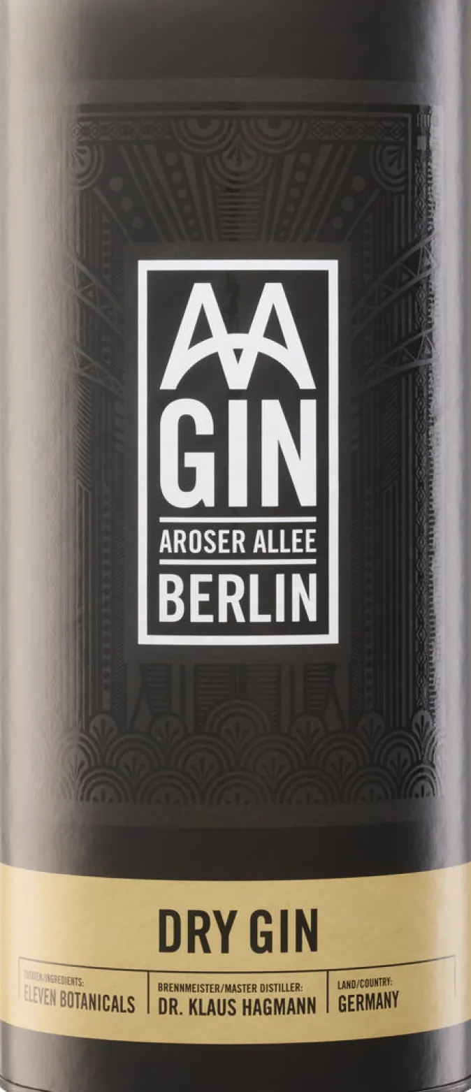 AASPIRITS »AAGIN« Dry Gin im Set mit AAGIN Glas