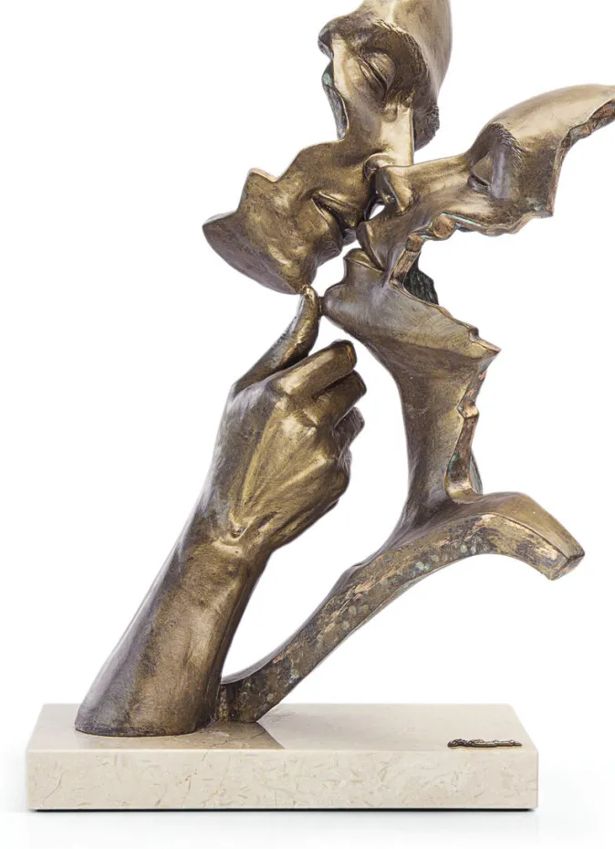 Ars mundi Anglada, Angeles: Skulptur »Vereint«