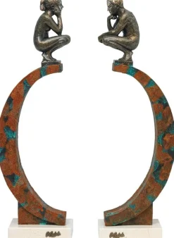 Ars mundi Anglada, Angeles: 2-teilige Skulptur »In Gedanken«