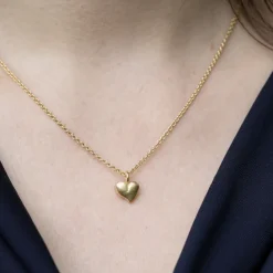 Anke Gralfs Anhänger Herz, Silber vergoldet