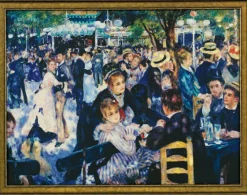 Ars mundi Auguste Renoir: Bild »Ball im Moulin de la Galette« (1876), gerahmt