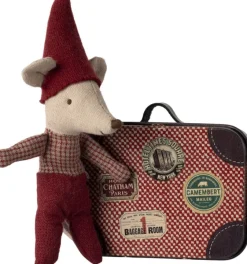 Kinder Maileg Baby-Weihnachtsmaus im Koffer