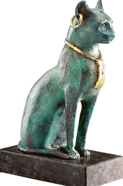 Ars mundi Bastet-Katze mit Collier