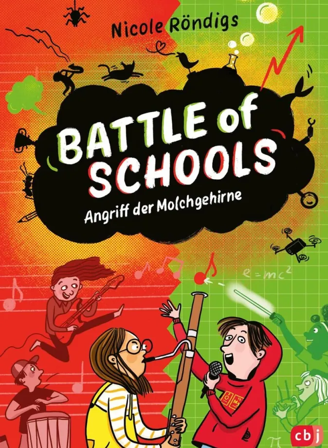 Kinder ZEIT Buchhandlung Battle of Schools - Angriff der Molchgehirne