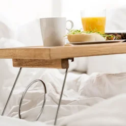 Sagaform Bett-Tablett »Oak« mit einklappbaren Beinen, Eiche