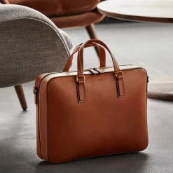 MISMO Businesstasche »MORRIS«, Naturbraun