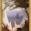Ars mundi Caspar David Friedrich: Bild »Kreidefelsen auf Rügen« (1818), gerahmt