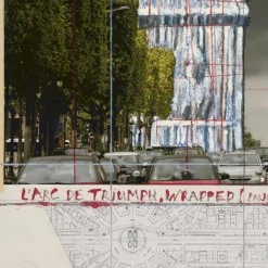 Christo : Arc de Triomphe IV, Project for Paris