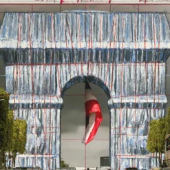 Christo : Arc de Triomphe IV, Project for Paris
