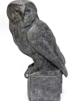 WELTKUNST Christoph Fischer: »Schleiereule«, 2022 Bronze