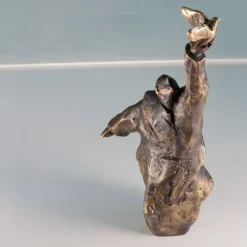 Ars mundi Christoph Fischer: Skulptur »Der Gedanke« (2023) Version Bronze braun