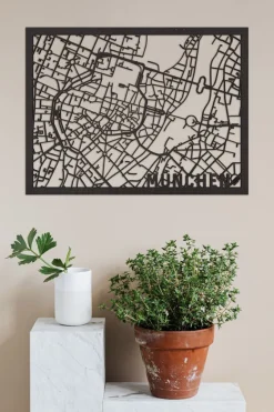 City Shapes Citymap »München« aus Holz