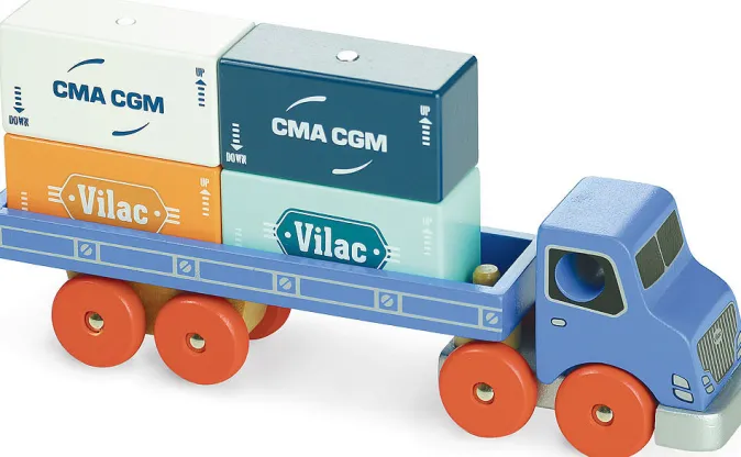 Kinder VILAC Container-LKW aus Holz »ity«