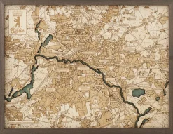 CUTTING BROTHERS 3-D Holzkarte »Berlin«