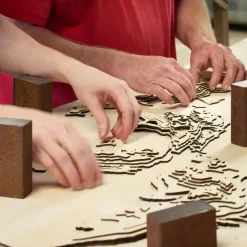 CUTTING BROTHERS 3-D Holzkarte »London«