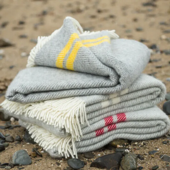 Tweedmill Decke »Fishbone«, 2 Streifen