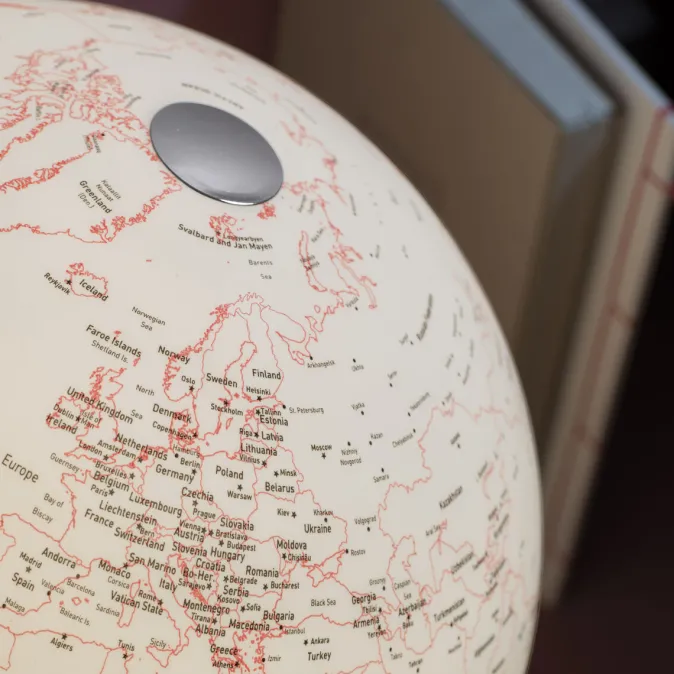 Räthgloben Design-Leuchtglobus Atmosphere Nodo