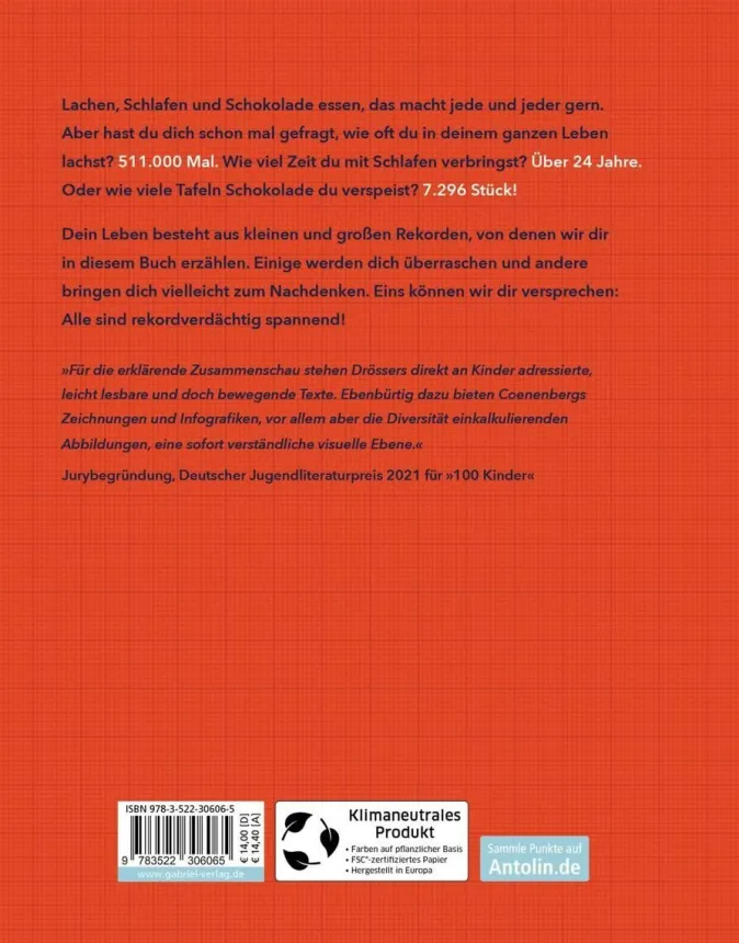 Kinder ZEIT Buchhandlung Drösser, C / Coenenberg, N: Absolut rekordverdächtig