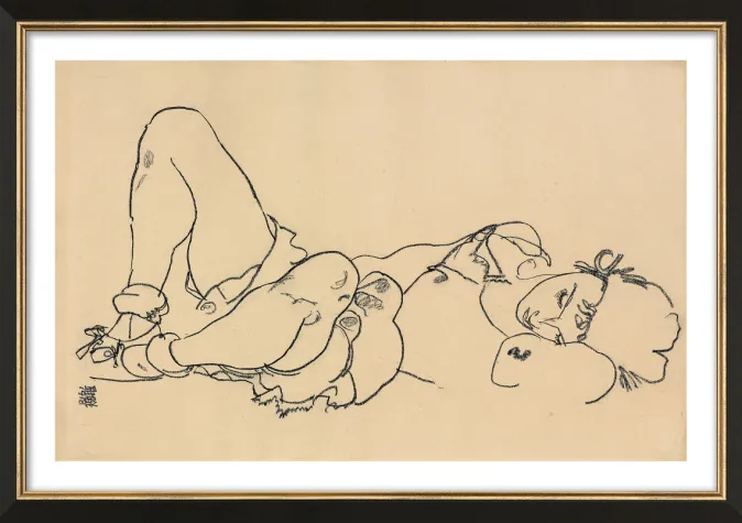 Ars mundi Egon Schiele: Bild »Liegende« (1918)