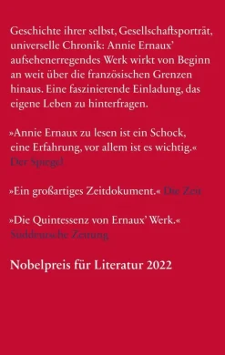 ZEIT Buchhandlung Ernaux, A: Jahre