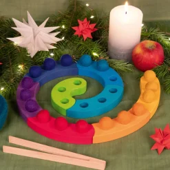 Kinder GOKI Farbsortierspiel und Adventsspirale