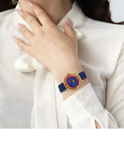 Ars mundi Friedensreich Hundertwasser: Künstler-Armbanduhr »Zeitfinder Seelenbaum«