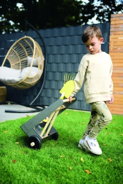 Kinder Small Foot Gartentrolley mit Werkzeug-Set für Kinder