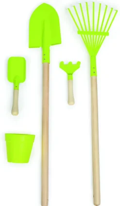 Kinder Small Foot Gartentrolley mit Werkzeug-Set für Kinder