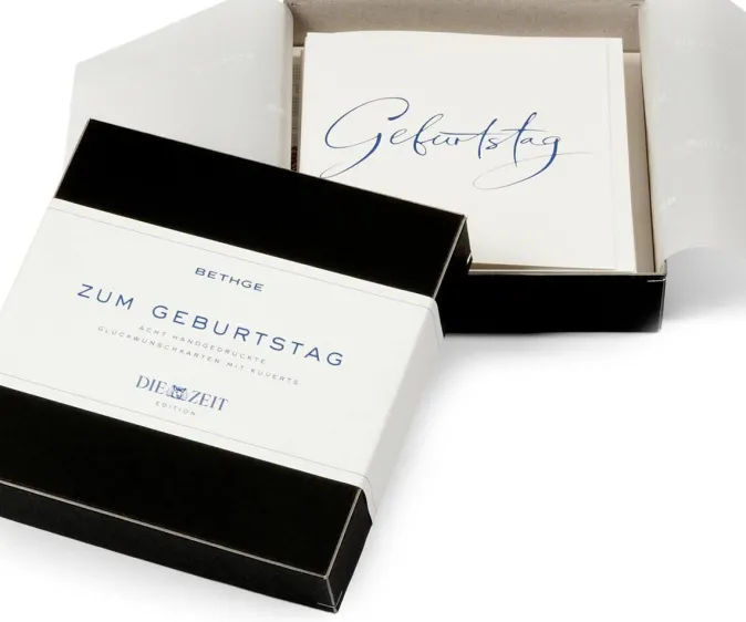 Bethge Concept Geburtstagskarten-Set »Zum Geburtstag«, 10-teilig