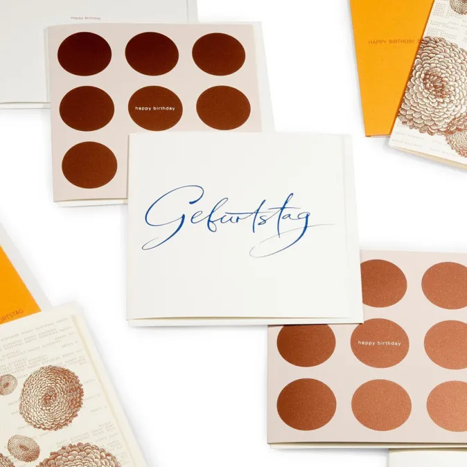 Bethge Concept Geburtstagskarten-Set »Zum Geburtstag«, 10-teilig