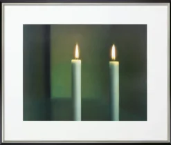 Ars mundi Gerhard Richter: Bild »Zwei Kerzen« (1982), DIE ZEIT Exklusiv Rahmung