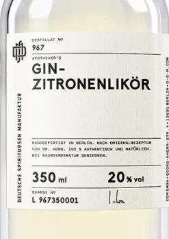 Deutsche Spirituosen Manufaktur Gin-Zitronenlikör »967«