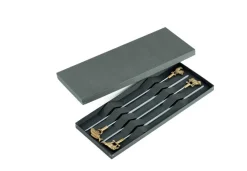 triangle Grillspieße-Set aus Edelstahl