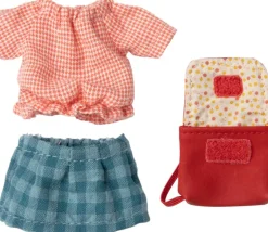 Kinder Maileg »Große Schwester mit Tasche« Maus