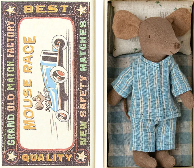 Kinder Maileg »Großer Bruder Maus« in Streichholzschachtel