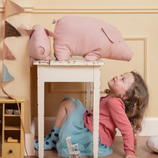 Kinder Maileg Großes Kuscheltier Schwein »Polly« (50 cm)