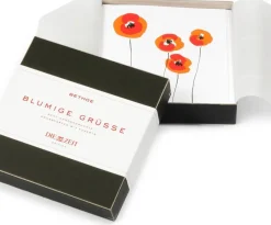 Bethge Concept Grußkarten-Set »Blumige Grüße«, 8-teilig
