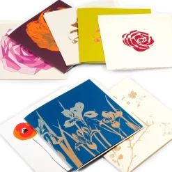 Bethge Concept Grußkarten-Set »Blumige Grüße«, 8-teilig