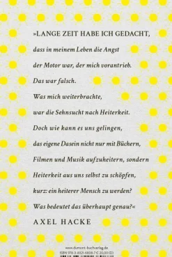 ZEIT Buchhandlung Hacke, Axel: Über die Heiterkeit