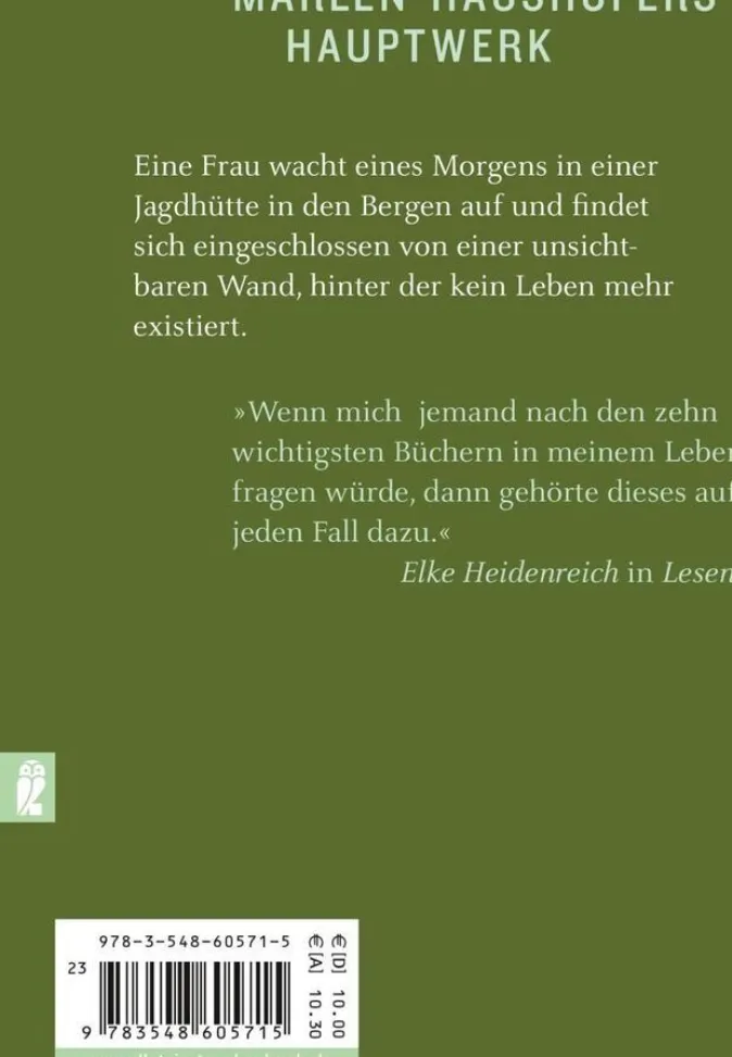 ZEIT Buchhandlung Haushofer, Marlen: Die Wand