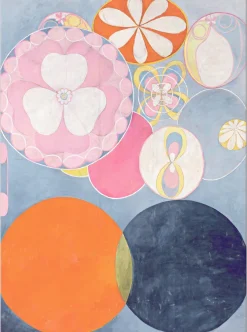 Ars mundi Hilma af Klint: ​ Bild »Die Zehn Größten, Nr. 2, Das Kindesalter« (1907)