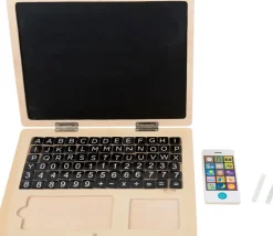 Kinder Small Foot Holz Laptop mit Magnettafel