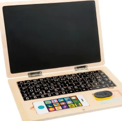 Kinder Small Foot Holz Laptop mit Magnettafel