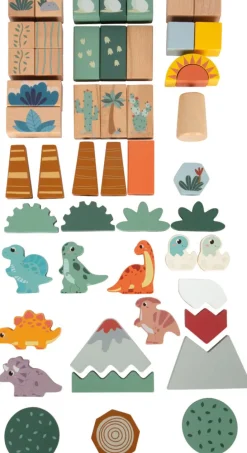 Kinder Small Foot Holzbausteine »Dino«