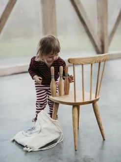 Kinder Wooden Story  Holzkegel Set