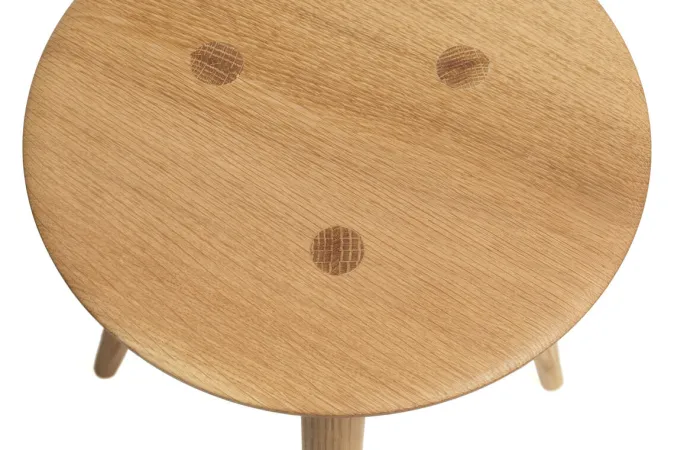 designimdorf Holzschemel »Heidi«