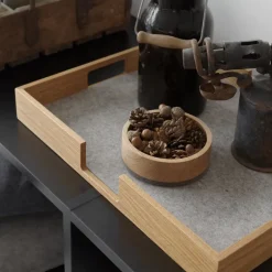 HEY-SIGN GmbH Holztablett mit Filz